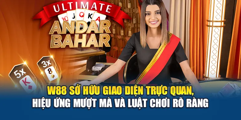 W88 sở hữu giao diện trực quan, hiệu ứng mượt mà và luật chơi rõ ràng